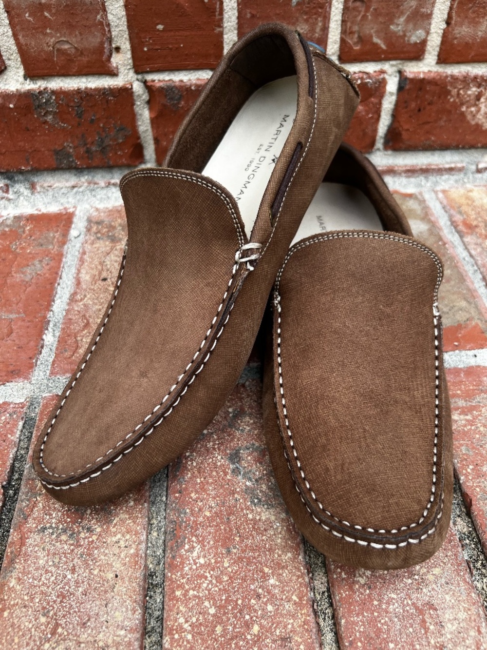 Martin Dingman Driving Loafers w/Rubber Driving Sole